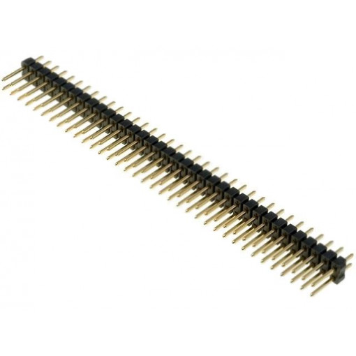 SL 22 124 72 G; Pin header; pin strips; male; PIN: 72; straight; 2.54mm; THT; 2x36; FISCHER ELEKTRONIK