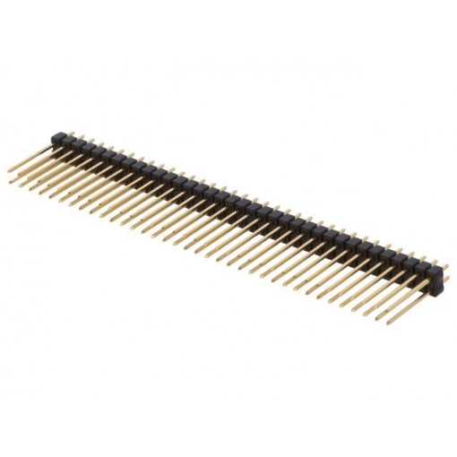 SL 22 190 72 G; Pin header; pin strips; male; PIN: 72; straight; 2.54mm; THT; 2x36; FISCHER ELEKTRONIK