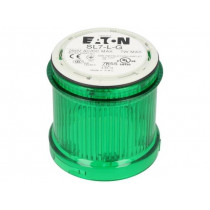 SL7-L-G; Signaller: lighting; bulb BA15D; green; Usup: 0÷250VDC; IP66; EATON ELECTRIC