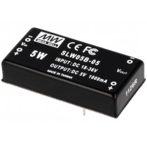 SLW05B-05; Converter: DC/DC; 5W; Uin: 18÷36V; 5VDC; Iout: 1000mA; 2