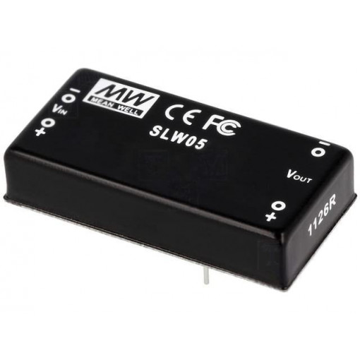 SLW05B-15; Converter: DC/DC; 5W; Uin: 18÷36V; 15VDC; Iout: 333.33mA; 2
