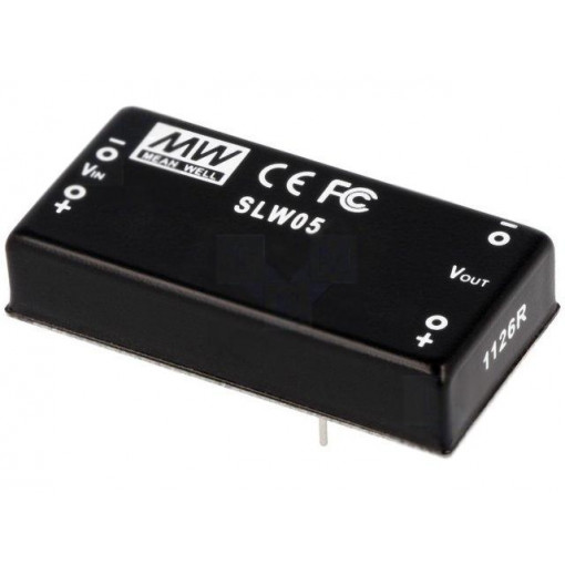 SLW05C-12; Converter: DC/DC; 5W; Uin: 36÷72V; 12VDC; Iout: 416.66mA; 2