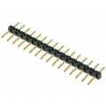 SLY 1 085 16 G; Pin header; pin strips; male; PIN: 16; straight; 2mm; THT; 1x16; FISCHER ELEKTRONIK