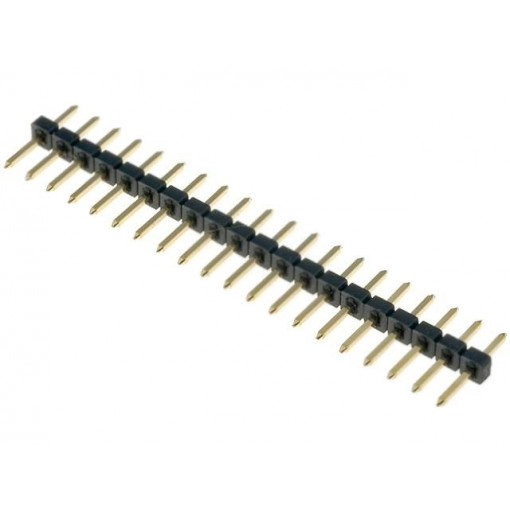 SLY 1 085 20 G; Pin header; pin strips; male; PIN: 20; straight; 2mm; THT; 1x20; FISCHER ELEKTRONIK