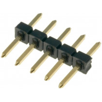 SLY 1 085 5 G; Pin header; pin strips; male; PIN: 5; straight; 2mm; THT; 1x5; B: 3mm; FISCHER ELEKTRONIK
