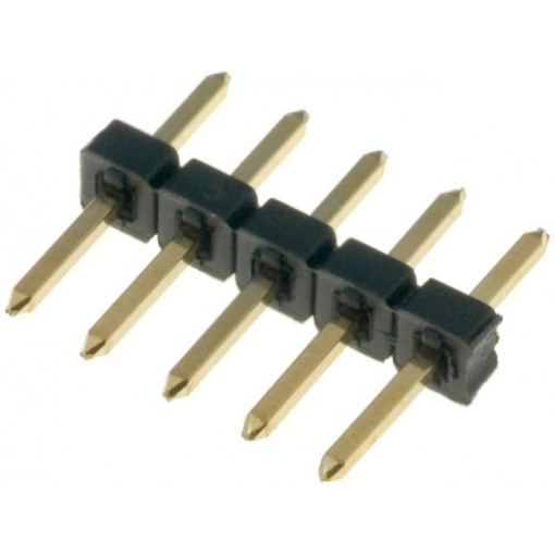 SLY 1 085 5 G; Pin header; pin strips; male; PIN: 5; straight; 2mm; THT; 1x5; B: 3mm; FISCHER ELEKTRONIK