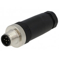 PB-M12A-05P-MM-SL7001-00A(H); Plug; M12; PIN: 5; male; A code-DeviceNet / CANopen; for cable; DEGSON ELECTRONICS