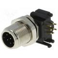 SR-M12A-08P-MM-SF7003-00B(H); Socket; M12; PIN: 8; male; A code-DeviceNet / CANopen; THT; 30V; 2A; DEGSON ELECTRONICS