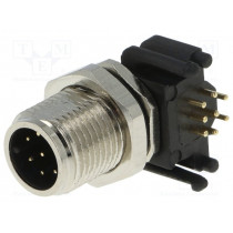SR-M12A-08P-MM-SF7003-00B(H); Socket; M12; PIN: 8; male; A code-DeviceNet / CANopen; THT; 30V; 2A; DEGSON ELECTRONICS