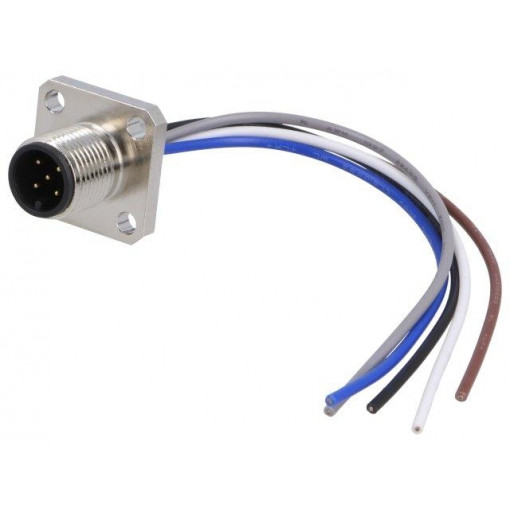 SM12-D90C-A5M-2A010; Socket; M12; PIN: 5; male; A code-DeviceNet / CANopen; IP67; 60V; 4A; DEGSON ELECTRONICS