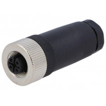 PB-M12A-04P-FF-SL7001-00AH; Plug; M12; PIN: 4; female; A code-DeviceNet / CANopen; for cable; DEGSON ELECTRONICS