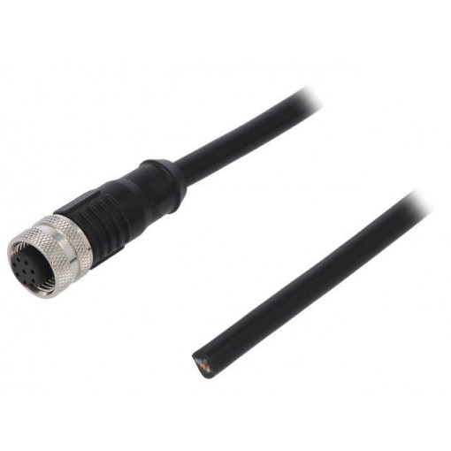 PM-M12A-08P-FF-SL7A01-00B(H); Plug; M12; PIN: 8; female; A code-DeviceNet / CANopen; IP65/IP67; DEGSON ELECTRONICS