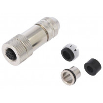 SM12-PVZ-A8W-1; Plug; M12; PIN: 8; female; A code-DeviceNet / CANopen; for cable; DEGSON ELECTRONICS