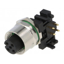 SR-M12A-04P-FF-SF7003-00A(H); Socket; M12; PIN: 4; female; A code-DeviceNet / CANopen; THT; 250V; DEGSON ELECTRONICS