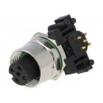 SR-M12A-05P-FF-SF7003-00A(H); Socket; M12; PIN: 5; female; A code-DeviceNet / CANopen; THT; 60V; DEGSON ELECTRONICS