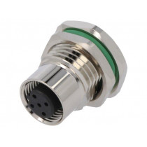 SP-M12B-05P-FF-SF8002-00A(H); Socket; M12; PIN: 5; female; B code-Profibus; THT; IP65/IP67; 60V; 4A; DEGSON ELECTRONICS