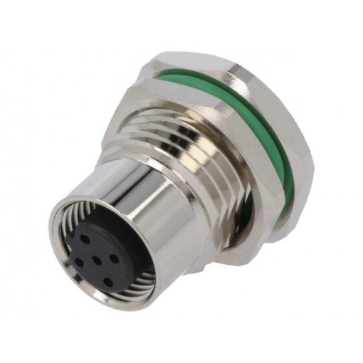 SP-M12B-05P-FF-SF8002-00A(H); Socket; M12; PIN: 5; female; B code-Profibus; THT; IP65/IP67; 60V; 4A; DEGSON ELECTRONICS