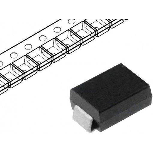SM6T68A; Diode: transil; 600W; 68V; 6.5A; unidirectional; ±5%; SMB; STMicroelectronics