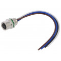 SD-M8A-04P-FF-SH7B10-00A(H); Connector: M8; female; PIN: 4; straight; for panel mounting; socket; DEGSON ELECTRONICS