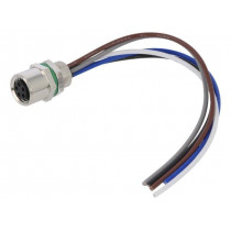 SM8-S50C-B5F-2A010; Connector: M8; female; PIN: 5; straight; for panel mounting; socket; DEGSON ELECTRONICS