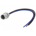 SS-M8A-03P-FF-SF7C10-00A(H); Connector: M8; female; PIN: 3; straight; for panel mounting; socket; DEGSON ELECTRONICS
