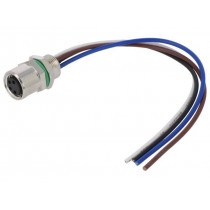 SD-M8A-04P-FF-SF7A10-00A(H); Connector: M8; female; PIN: 4; straight; for panel mounting; socket; DEGSON ELECTRONICS