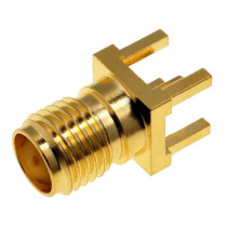 SMA6251A1-3GT50G-50; Socket; SMA; female; straight; 50Ω; THT; on PCBs; teflon; AMPHENOL