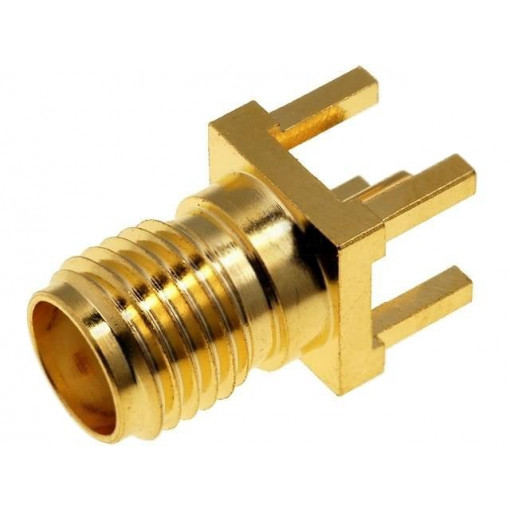 SMA6251A1-3GT50G-50; Socket; SMA; female; straight; 50Ω; THT; on PCBs; teflon; AMPHENOL