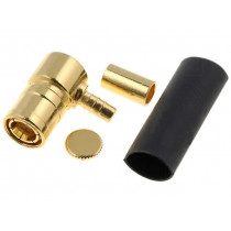 SMB6112D1-3GT30G-5-50; Plug; SMB; female; angled 90°; 50Ω; crimped; for cable; teflon; AMPHENOL