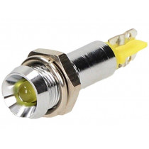 SMBD06104; Indicator: LED; recessed; 24÷28VAC; Cutout: Ø6.2mm; for soldering; SIGNAL-CONSTRUCT