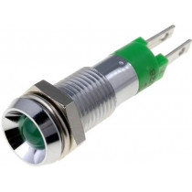 SMBD08214; Indicator: LED; recessed; 24÷28VDC; Cutout: Ø8.2mm; IP67; metal; SIGNAL-CONSTRUCT