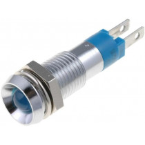 SMBD08414; Indicator: LED; recessed; 24÷28VDC; Cutout: Ø8.2mm; IP67; metal; SIGNAL-CONSTRUCT