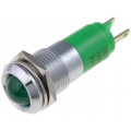 SMBD14224; Indicator: LED; recessed; 24÷28VDC; Cutout: Ø14.2mm; IP67; metal; SIGNAL-CONSTRUCT