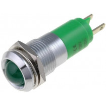 SMBD14224; Indicator: LED; recessed; 24÷28VDC; Cutout: Ø14.2mm; IP67; metal; SIGNAL-CONSTRUCT