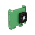 ; DIN; 8A; 15÷75VDC; Module: stepper motor controller; 43x101x120mm; 