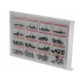SMD-PET-KIT1; Kit: capacitors; No.of val: 16; 0,01uF÷2,2uF; 160pcs; SMD; WIMA SMD-PET-KIT1; Kit: capacitors; No.of val: 16; 0,01uF÷2,2uF; 160pcs; SMD; WIMA