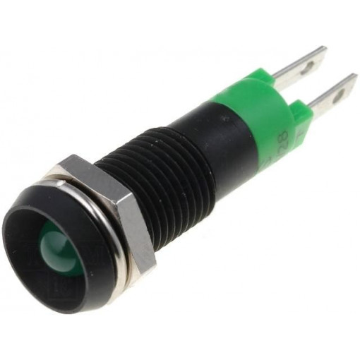 SMDD08214; Indicator: LED; recessed; 24÷28VDC; Cutout: Ø8.2mm; IP67; metal; SIGNAL-CONSTRUCT