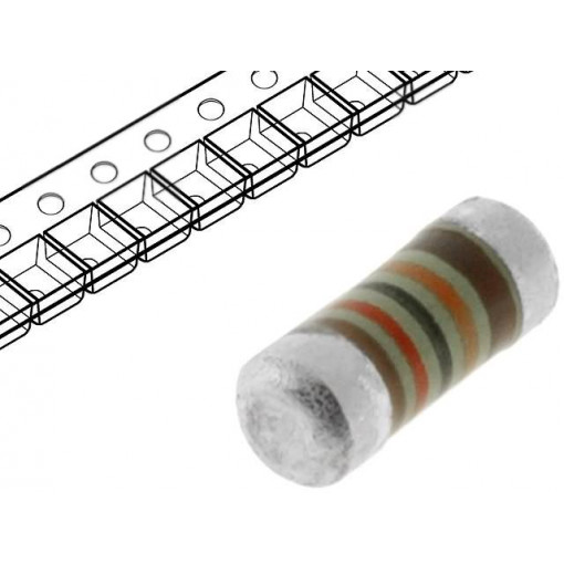SMM02040C1203FB300; Resistor: thin film; SMD; 0204 minimelf; 120kΩ; 0.4W; ±1%; 50ppm/°C; VISHAY