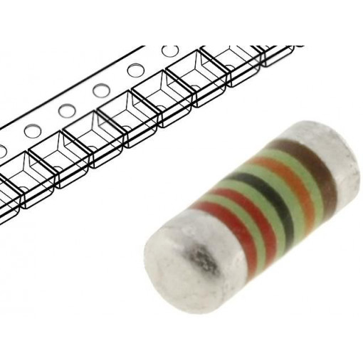 MMA02040C2203FB300; Resistor: thin film; SMD; 0204 minimelf; 220kΩ; 0.4W; ±1%; 50ppm/°C; VISHAY