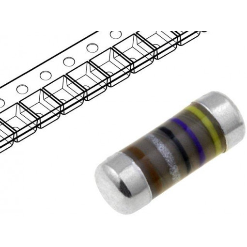 MMB02070C1808FB200; Resistor: thin film; SMD; 0207 melf; 1.8Ω; 1W; ±1%; Ø2.2x5.8mm; VISHAY