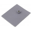 SMICA SOT93-2; Heat transfer pad: silicone; SOT93,TOP3; 0.4K/W; L: 24mm; W: 20mm; NINIGI