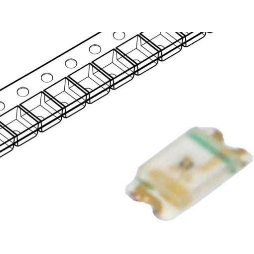 SML-E12M8WT86; LED; SMD; 0603; yellow green; 10÷25mcd; 1.6x0.8x0.36mm; 2.2V; 20mA; ROHM SEMICONDUCTOR