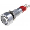 SMLD08014; Indicator: LED; flat; 24÷28VDC; 24÷28VAC; Cutout: Ø8.2mm; IP67; SIGNAL-CONSTRUCT