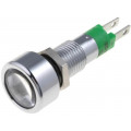 SMLD08214; Indicator: LED; flat; 24÷28VDC; 24÷28VAC; Cutout: Ø8.2mm; IP67; SIGNAL-CONSTRUCT