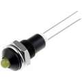 SMR1 069; LED holder; 3mm; metal; convex; with plastic plug; black; SIGNAL-CONSTRUCT SMR1 069; LED holder; 3mm; metal; convex; with plastic plug; black; SIGNAL-CONSTRUCT