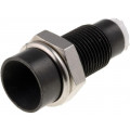 SMU1 069; LED holder; 3mm; metal; concave; with plastic plug; black; SIGNAL-CONSTRUCT SMU1 069; LED holder; 3mm; metal; concave; with plastic plug; black; SIGNAL-CONSTRUCT