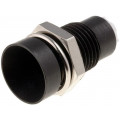 SMU1 089; LED holder; 5mm; metal; concave; with plastic plug; black; SIGNAL-CONSTRUCT SMU1 089; LED holder; 5mm; metal; concave; with plastic plug; black; SIGNAL-CONSTRUCT