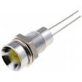 SMZS081; Indicator: LED; recessed; Cutout: Ø8.2mm; IP40; for PCB; brass; SIGNAL-CONSTRUCT