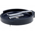 ; Socket; Mounting: horizontal; Leads: for PCB; Size: CR2430; Ø: 25mm; 