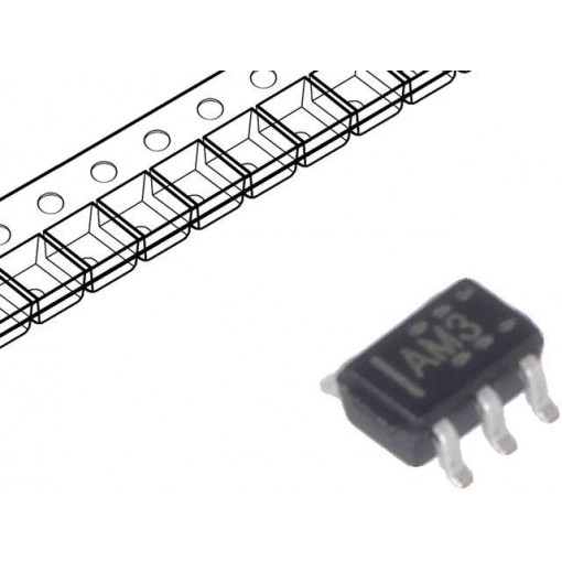 SN74AHC1G125DCKR; IC: digital; 3-state,bus buffer; Channels: 1; IN: 1; SMD; SC70; TEXAS INSTRUMENTS